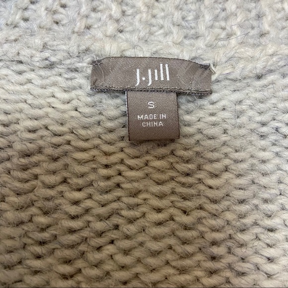 J. Jill Gray Alpaca Blend Open Front Cardigan S - Picture 6 of 10